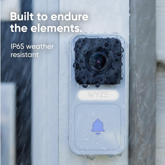 Lock & Video Doorbell W/Chime Bundle, Wi-Fi & Bluetooth Enabled Smart Lock W/Companion Wired IP65 Video Doorbell, 3:4 Head-To-Toe 1080P HD, Wireless & Keyless Unlock, 2-Way Audio, Night Vision