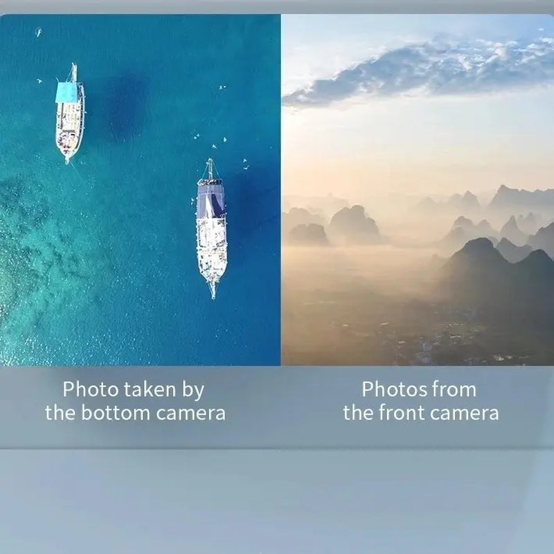 4K P10 Drone Comes with a High-Definition Camera and a Wifi FPV High-Definition Dual Folding RC Quadcopter Height Maintainer Foldable Mobile