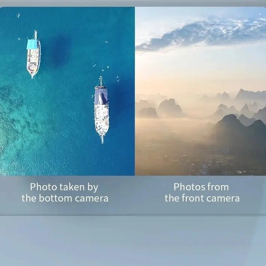4K P10 Drone Comes with a High-Definition Camera and a Wifi FPV High-Definition Dual Folding RC Quadcopter Height Maintainer Foldable Mobile