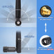 Dual Band Wifi 2.4Ghz 5Ghz 5.8Ghz 3Dbi MIMO RP-SMA Male Antenna (4-Pack) for Wifi Router Wireless Network Card USB Adapter Security IP Camera Video Surveillance Monitor