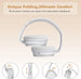 NC25 Active Noise Cancelling Headphones Bluetooth 5.3,ANC Stereo Headset Over-Ear with Hi-Fi,Mic,50H Playtime,Voice Assistant,Low Latency Game Mode