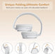 NC25 Active Noise Cancelling Headphones Bluetooth 5.3,ANC Stereo Headset Over-Ear with Hi-Fi,Mic,50H Playtime,Voice Assistant,Low Latency Game Mode