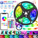 Bluetooth Wifi APP Controller LED Strip Lights RGB 5050 SMD Flexible Ribbon USB LED Light with Power Adapt Tape Diode