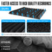 52 Pack Acoustic Foam Panels 1 X 12 X 12 Inches Large Sound Proof Foam Panels for Walls, Wedge Soundproof Wall Panels 