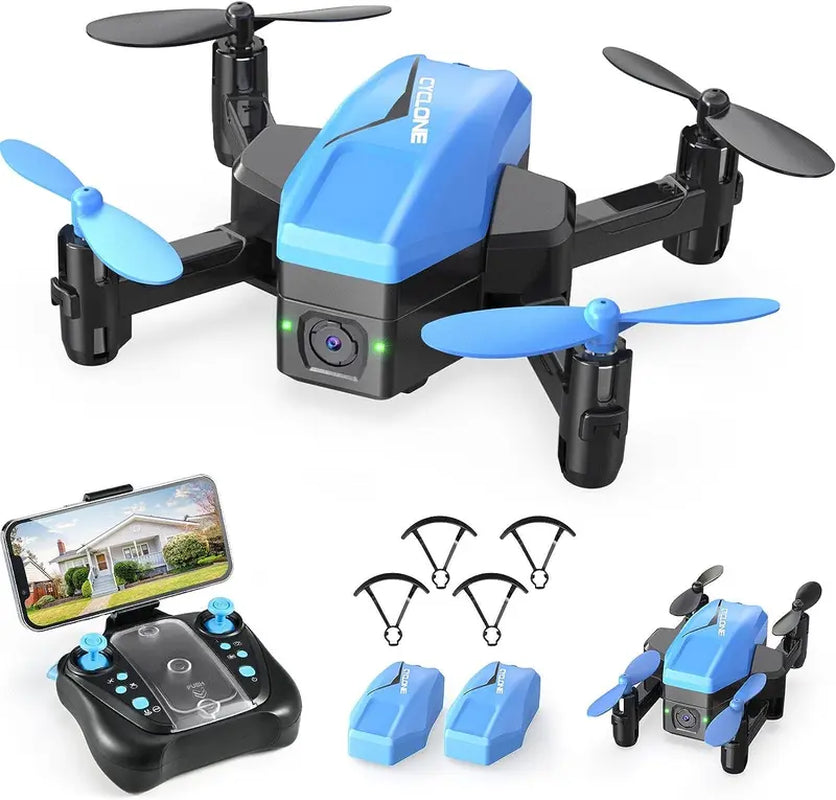 ATTOP Mini Drone with 1080P HD Camera for Beginners, Foldable FPV Drone for Beginners RC Quadcopter, Voice Control, 3 Speed Modes, Gravity Control, Altitude Hold, 2 Batteries, Toys Gifts for Beginners