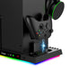 Elevate Your Gaming Experience with Our RGB Cooling Fan Stand & Charging Station for Xbox Series X! 🎮✨ 3 Cooling Levels & Sleek Storage Solution!