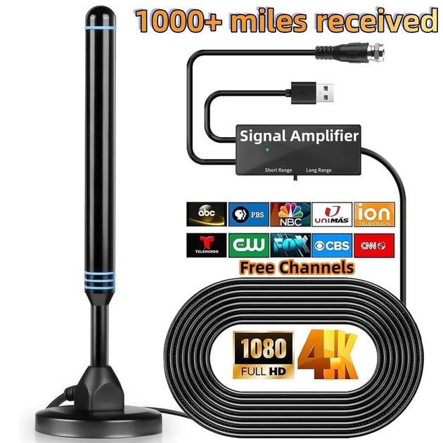 TV Antennas Indoor HD Amplified TV Antennas Tv Antennas for Free Channels