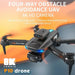 4K P10 Drone Comes with a High-Definition Camera and a Wifi FPV High-Definition Dual Folding RC Quadcopter Height Maintainer Foldable Mobile