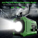 10000Mah Emergency Hand Crank Radio with LED Flashlight, AM/FM NOAA Portable Weather Alert Radio, Solar Powered Radio with Phone Charger, USB Charged, Headphone Jack, SOS Alarm, Compass for Outdoors Audio Button Rechargeable Mobile