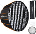 QR-P70 27In 70Cm Deep Parabolic Softbox Quick Release Compatible Bowens Mount Softbox with Grid, Carrying Bag for Photography Studio Portrait Video Shooting (27In / 70Cm)