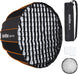 QR-P70 27In 70Cm Deep Parabolic Softbox Quick Release Compatible Bowens Mount Softbox with Grid, Carrying Bag for Photography Studio Portrait Video Shooting (27In / 70Cm)