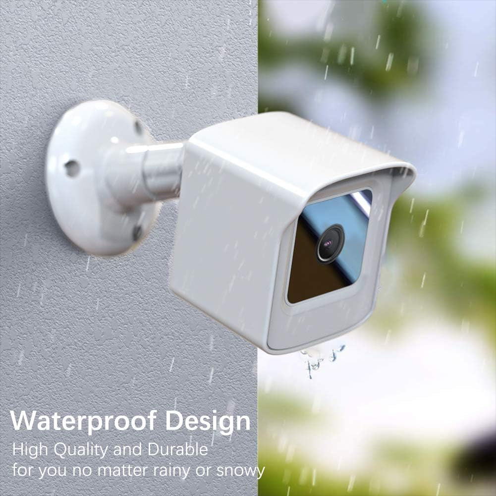 Mount for All-New Cam V3 and V4, Weatherproof Protective Cover and 360 Degree Adjustable Wall Mount Solid Housing for Cam V3 and V4 Outdoor Indoor Smart Home Camera System (White, 3 Pack)