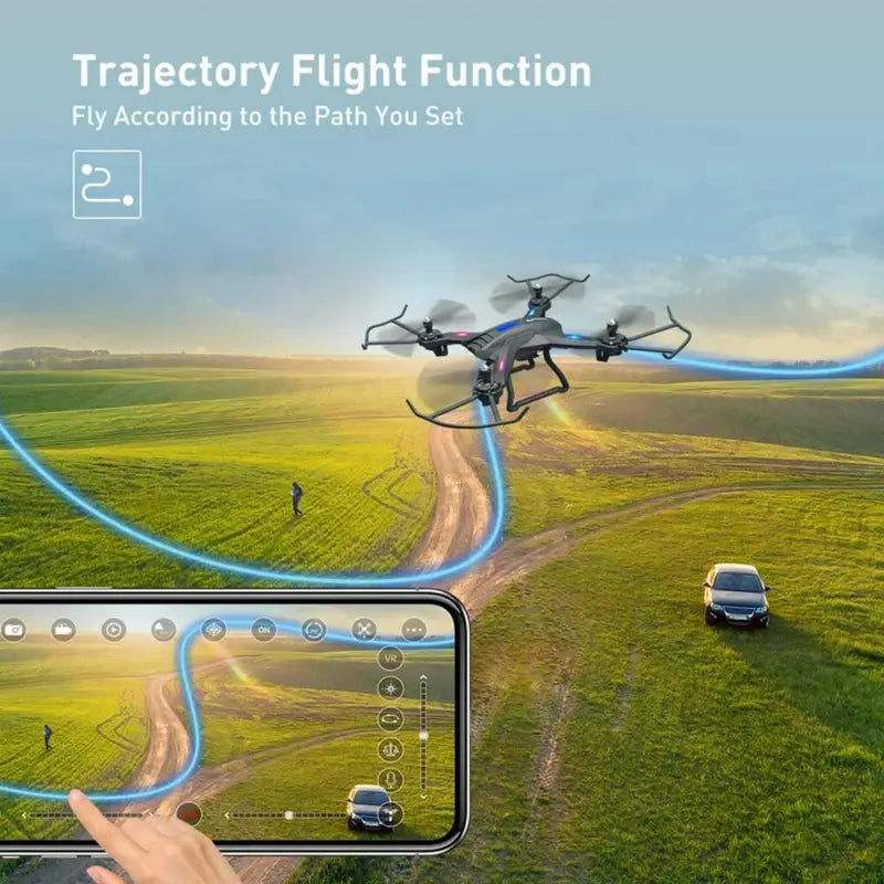Snaptain S5C Wifi FPV Drone with 1080P HD Camera, Voice Control, Gesture Control RC Quadcopter for Beginners with Altitude Hold, RTF One Key Take Off/Landing, Compatible W/Vr Headset