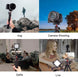 Portable Camera Tripod, Flexible Mini Camera Stand with Hidden Phone Clip, Universal Camera Accessories for Iphone 13 12 Pro Max XS Max X 8 Samsung Canon Nikon Sony Cameras, Music Festival (1 Count)