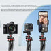 Portable Camera Tripod, Flexible Mini Camera Stand with Hidden Phone Clip, Universal Camera Accessories for Iphone 13 12 Pro Max XS Max X 8 Samsung Canon Nikon Sony Cameras, Music Festival (1 Count)