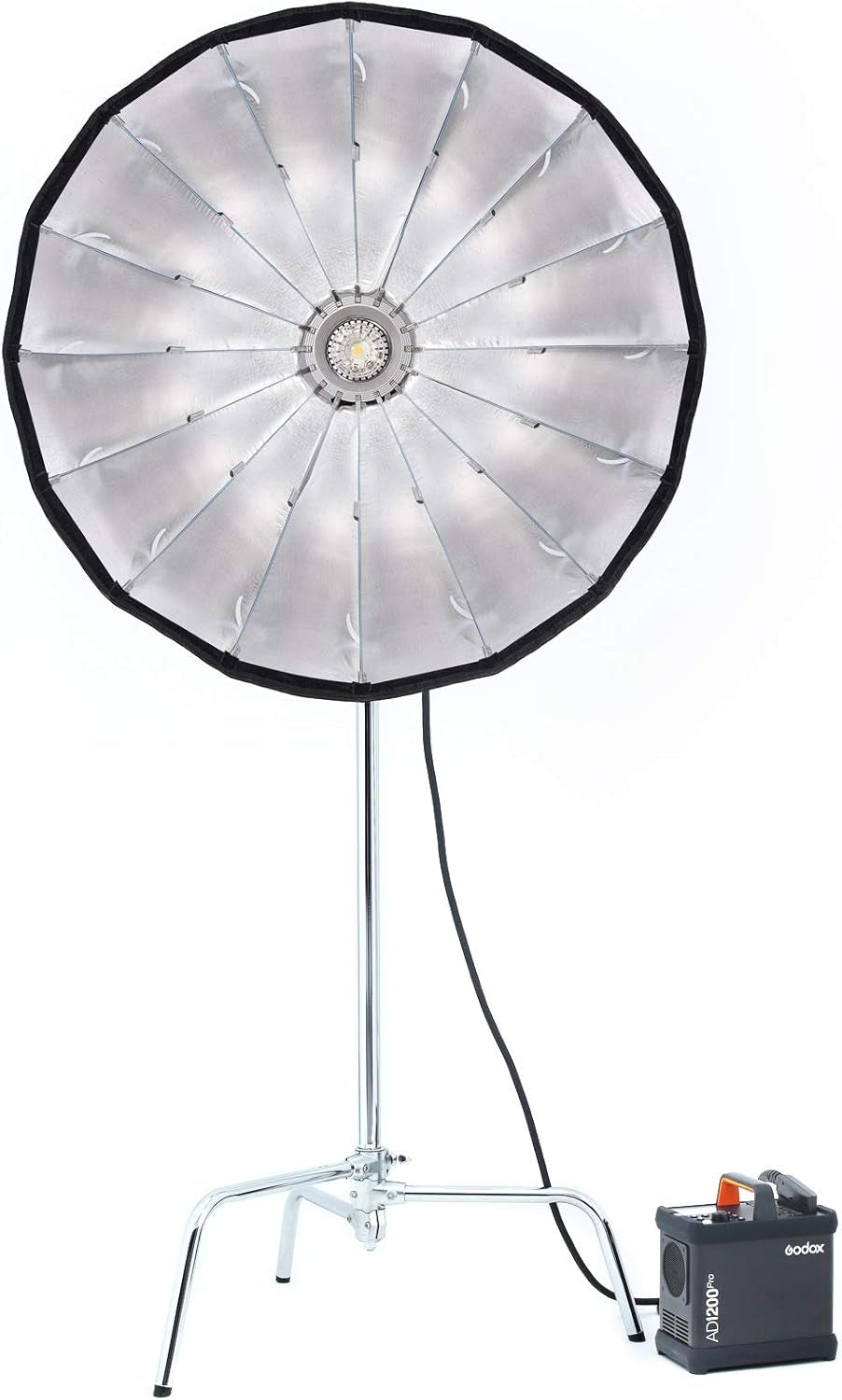QR-P70 27In 70Cm Deep Parabolic Softbox Quick Release Compatible Bowens Mount Softbox with Grid, Carrying Bag for Photography Studio Portrait Video Shooting (27In / 70Cm)