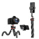 Portable Camera Tripod, Flexible Mini Camera Stand with Hidden Phone Clip, Universal Camera Accessories for Iphone 13 12 Pro Max XS Max X 8 Samsung Canon Nikon Sony Cameras, Music Festival (1 Count)