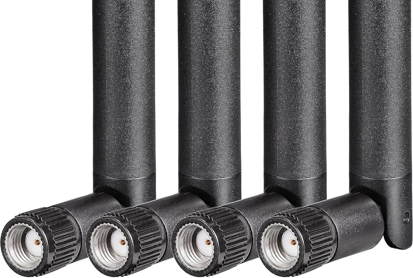 Dual Band Wifi Antenna 2.4Ghz 5Ghz 5.8Ghz 3Dbi RP-SMA Male Antenna Replacement (4-Pack) for Wifi Router Wireless Network Card USB Adapter Security IP Camera Video Surveillance Monitor