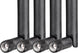 Dual Band Wifi Antenna 2.4Ghz 5Ghz 5.8Ghz 3Dbi RP-SMA Male Antenna Replacement (4-Pack) for Wifi Router Wireless Network Card USB Adapter Security IP Camera Video Surveillance Monitor
