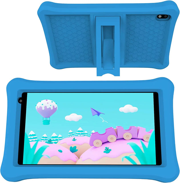 Kids Tablet, 7 Inch Androrid 12 Toddler Tablet for Kids 4GB RAM 32GB ROM Tablets, Google Certificated, Bluetooth, Wifi, Dual Camera, Parental Control Tablet with Case, Tablet for Learning