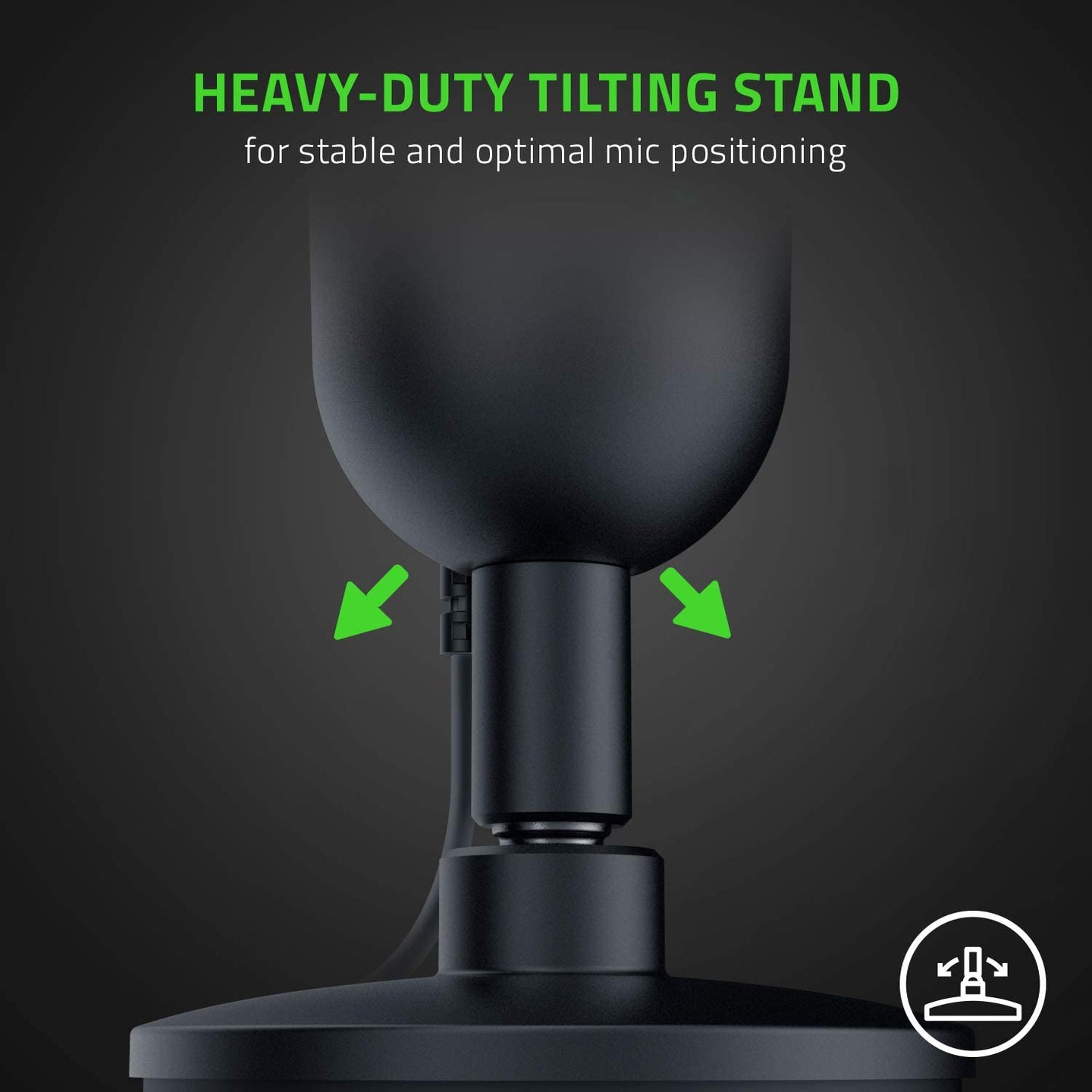 Seiren Mini USB Condenser Microphone for Professional Streaming and Gaming on PC - Superior Recording Quality with Precise Supercardioid Pickup Pattern - Adjustable Stand - Shock Resistant - Classic Black