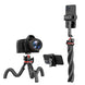 Portable Camera Tripod, Flexible Mini Camera Stand with Hidden Phone Clip, Universal Camera Accessories for Iphone 13 12 Pro Max XS Max X 8 Samsung Canon Nikon Sony Cameras, Music Festival (1 Count)