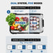 JOYTUTUS 12 Volt Refrigerator, 51 Quart (49L) Car Portable Refrigerator with Ice Cream Mode, Dual Zone & Dual System Electric Cooler Fridge, Camping Freezer for Truck