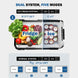 JOYTUTUS 12 Volt Refrigerator, 51 Quart (49L) Car Portable Refrigerator with Ice Cream Mode, Dual Zone & Dual System Electric Cooler Fridge, Camping Freezer for Truck