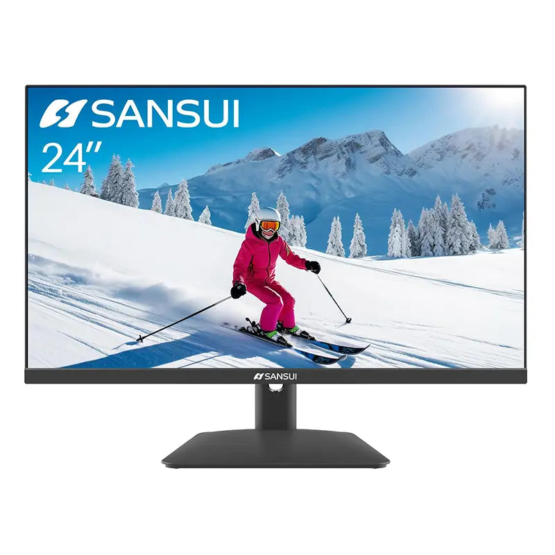 Sansui Monitors 22/24/27 Inch 75Hz/75Hz/100Hz IPS FHD DP/HDMI/VGA Tilt Adjustable for Working and Gaming(Hdmi Cable Included) Laptop Laptop Laptop
