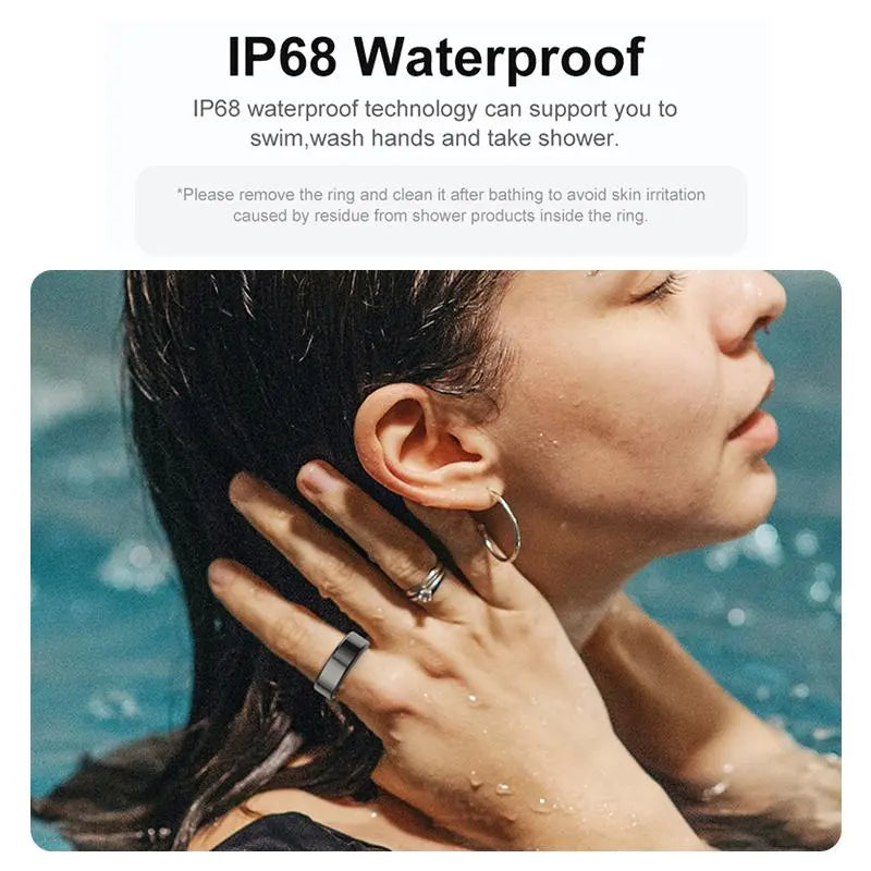 Minimalistic Smart Ring for Iphone, 1 Count Multifunctional Lightweight Smart Ring, Sleep & Heart Rate Monitoring Smart Ring for Women & Men, Smart Rings for Women