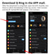 Smart Ring, Waterproof Smart Ring with Blood Pressure & Blood Oxygen Monitoring, Multifunctional Smart Ring for Men & Women