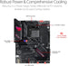 ROG Strix B550-F Gaming AMD AM4 ATX Motherboard with Wifi 6, Pcie 4.0, 2.5Gb LAN, HDMI 2.1, Aura Sync