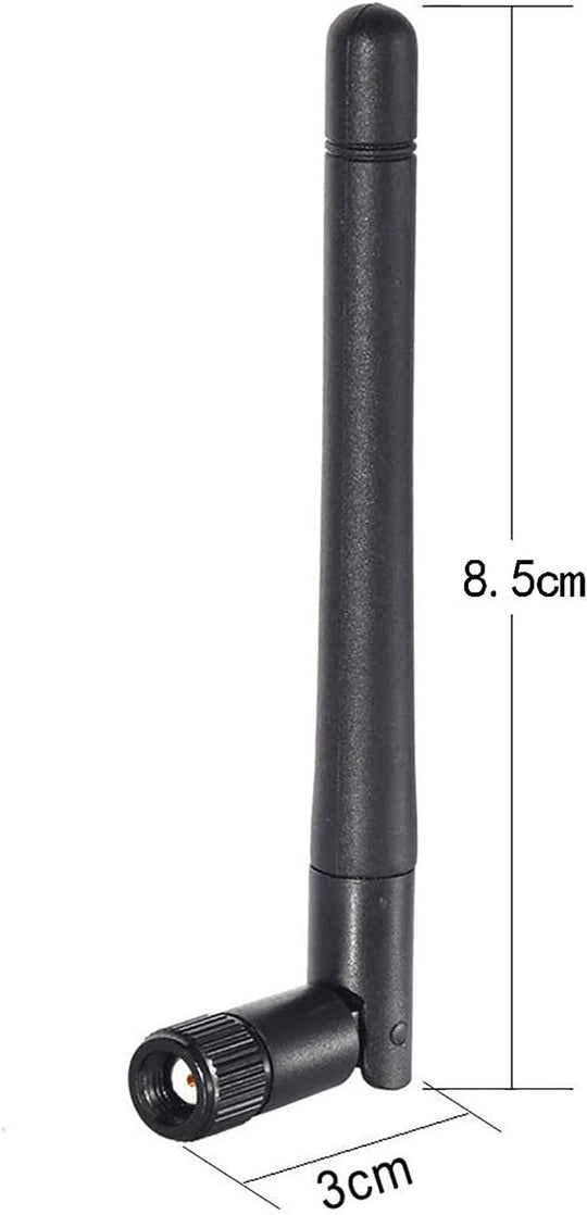 Dual Band Wifi 2.4Ghz 5Ghz 5.8Ghz 3Dbi MIMO RP-SMA Male Antenna (4-Pack) for Wifi Router Wireless Network Card USB Adapter Security IP Camera Video Surveillance Monitor