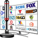 TV Antenna for Smart TV Indoor, 2024 Digital TV Antenna Indoor with Strong Magne