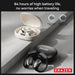 ERAZER True Wireless Open Ear Earphones Bluetooth 5.4 ENC Noise Cancelling Headphones Hifi Sound Touch Control 84Hours Long Playtime Not in Ear Earphones Waterproof over Ear Wireless Headset for Working Music Movie Electronic Audio& Video Earbuds