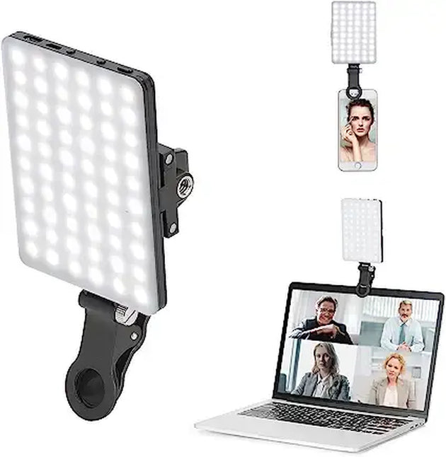 Led Fill Light Lamp Clip Mini Video Light with Sturdy Mount for Photography/ Cell Phone/ Laptop/ Tripod Photographic Lighting