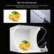 Portable Foldable Photography Studio Box, USB Powered 550LM Light Photo Lighting Studio Shooting Tent Box with 6 Colors Photography Backdrops