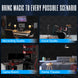 52 Pack Acoustic Foam Panels 1 X 12 X 12 Inches Large Sound Proof Foam Panels for Walls, Wedge Soundproof Wall Panels 