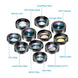 Durable Mobile Phone Camera Lens Set, Multifunctional Cellphone Lens, Universal Mobile Phone Photography Accessories, Easy Installation Phone Camera Lens Kit, Suitable for Most Smartphones