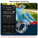 Smart Ring, Waterproof Smart Ring with Blood Pressure & Blood Oxygen Monitoring, Multifunctional Smart Ring for Men & Women