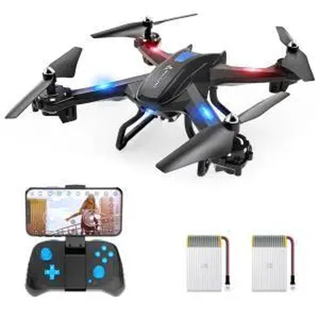 Snaptain S5C Wifi FPV Drone with 1080P HD Camera, Voice Control, Gesture Control RC Quadcopter for Beginners with Altitude Hold, RTF One Key Take Off/Landing, Compatible W/Vr Headset