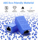 RJ45 Coupler, Ethernet Extender for Cat7/Cat6/Cat5E/Cat5 Female to Female Ethernet Coupler Connector (5, Blue)