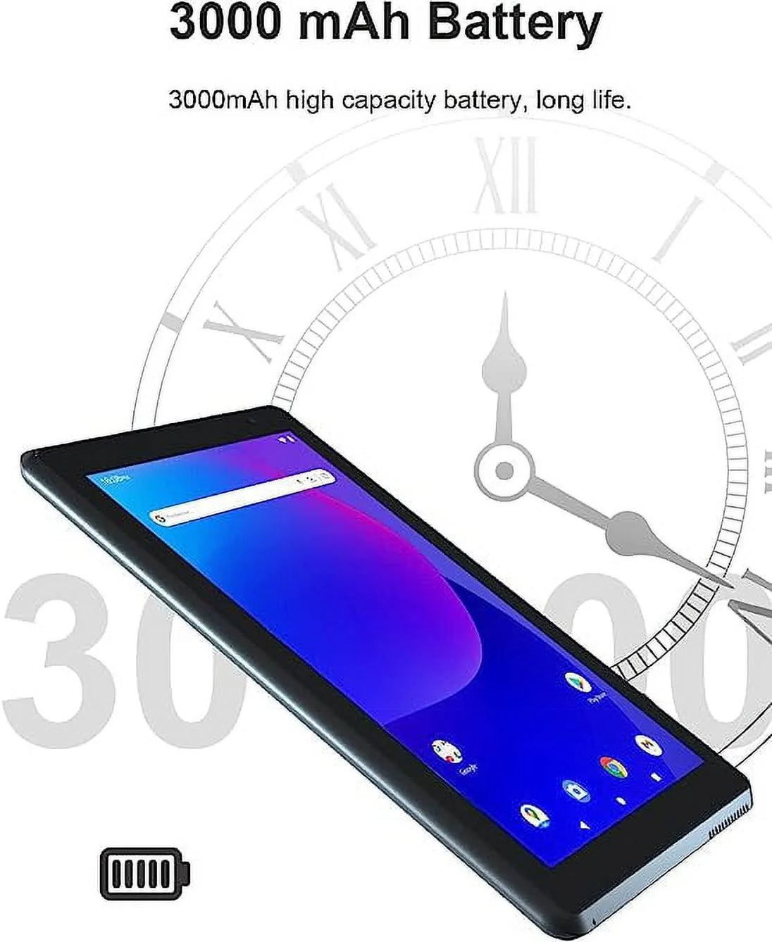 7 Inch Tablet, Android 11 Tablet PC, 32GB Storage 2GB RAM Tablets Quad-Core Processor Android 11 Tablet PC Dual Camera, Wifi, Bluetooth Computer Tablet (Black)