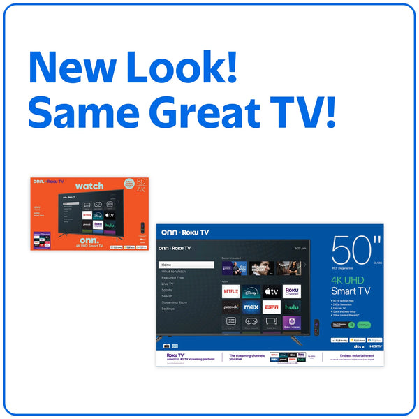 50” Class 4K UHD (2160P) LED Roku Smart Television HDR (100012585)