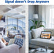 Dual Band Wifi Antenna 2.4Ghz 5Ghz 5.8Ghz 3Dbi RP-SMA Male Antenna Replacement (4-Pack) for Wifi Router Wireless Network Card USB Adapter Security IP Camera Video Surveillance Monitor