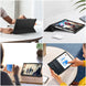 Case for Onn. 11" Tablet Pro (2023 Model No.100110027) - Folio Multi-Angle Viewing Tablet Cover for Onn. 11 Inch Tablet, Black