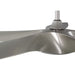 Vernal 60-In Integrated LED Outdoor Smart Painted Nickel with Painted Nickel Blades Propeller Ceiling Fan with Light - Remote Included ( 5 -Blade )
