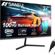 Sansui Monitors 22/24/27 Inch 75Hz/75Hz/100Hz IPS FHD DP/HDMI/VGA Tilt Adjustable for Working and Gaming(Hdmi Cable Included) Laptop Laptop Laptop