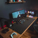 Large Gaming Mouse Pad, Large Extension with Stitched Edges, Premium Textured Waterproof with Non-Slip Rubber Bottom, Suitable for Gamers Desktop Accessories Home Office