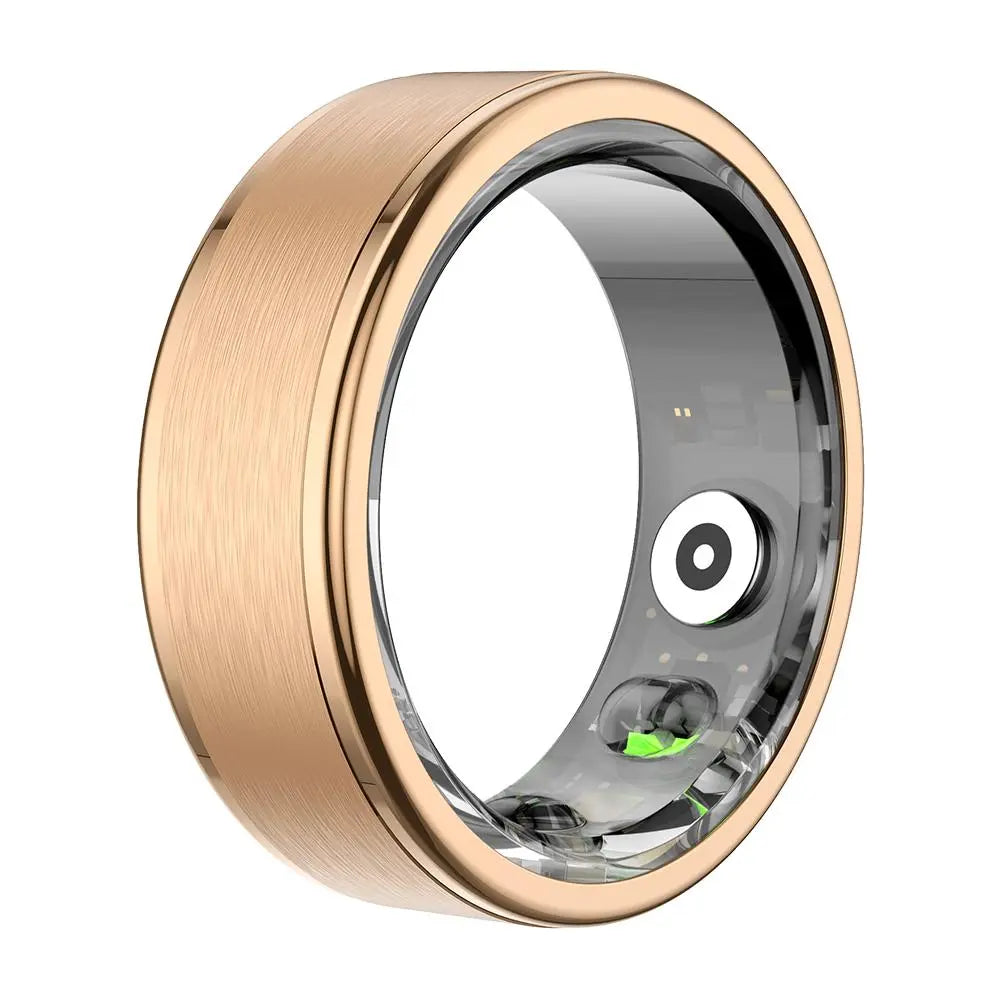 Smart Ring, Waterproof Smart Ring with Blood Pressure & Blood Oxygen Monitoring, Multifunctional Smart Ring for Men & Women